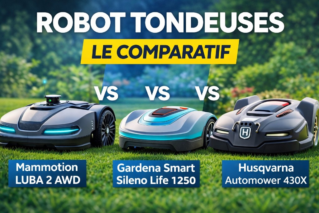 comparatif robots tondeuses